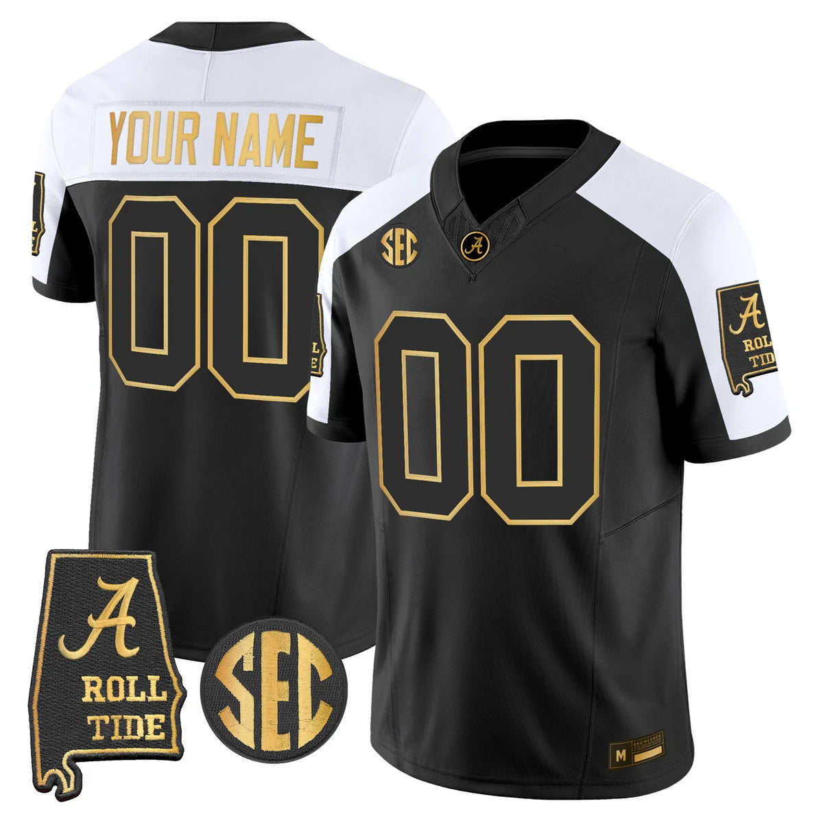 Alabama Crimson Tide Gold Vapor Limited Jersey