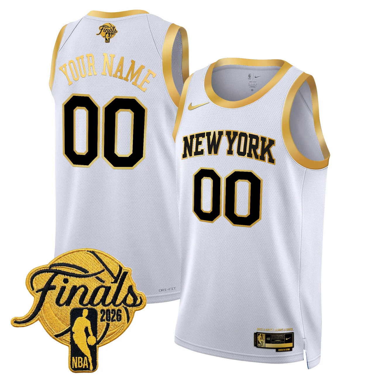 New York Knicks 2026 Finals Custom Swingman Jersey - All Stitched