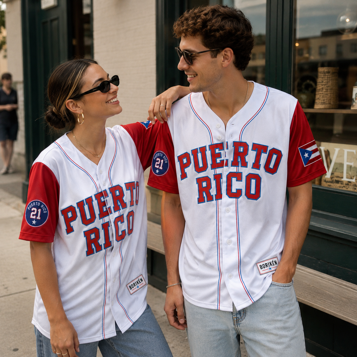 Puerto Rico Borikén Heritage #21 Baseball Jersey - All Stitched
