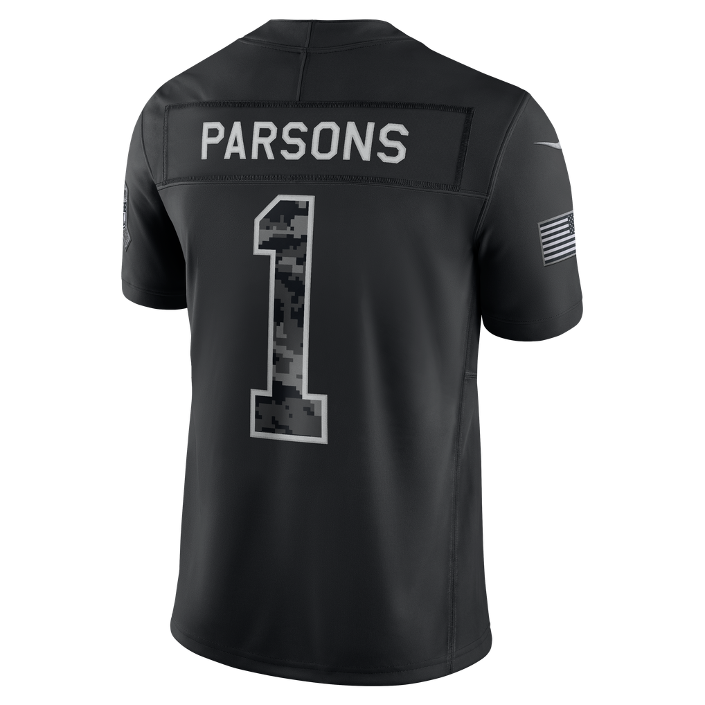 Men's Green Bay Packers Micah Parsons Black 2026 Salute to Service Stitched Limited Jersey - image 3
