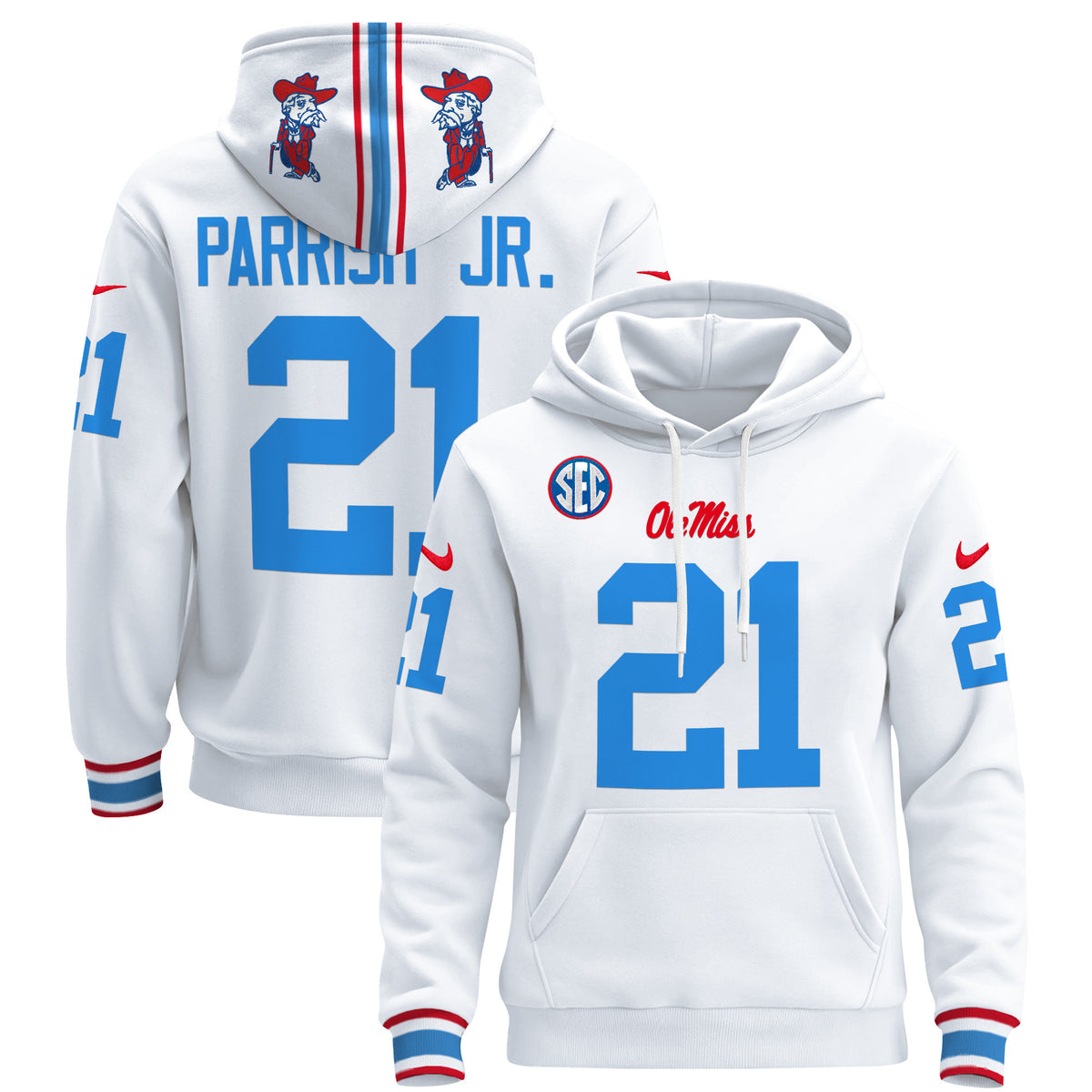 Men's Ole Miss Rebels 2026 Pullover Hoodie - All Stitched