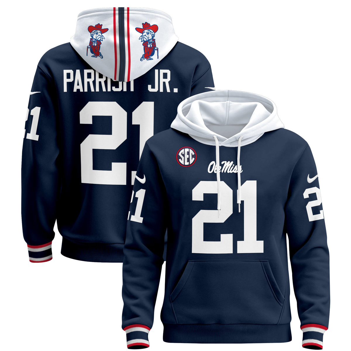 Men's Ole Miss Rebels 2026 Pullover Hoodie - All Stitched