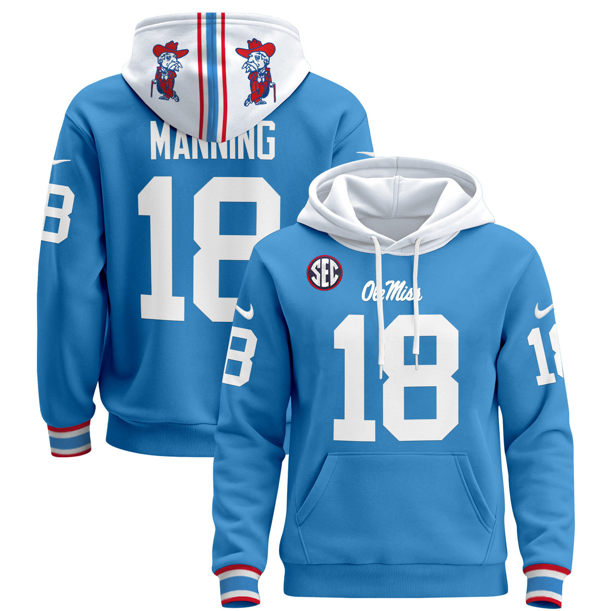 Men's Ole Miss Rebels 2026 Pullover Hoodie - All Stitched