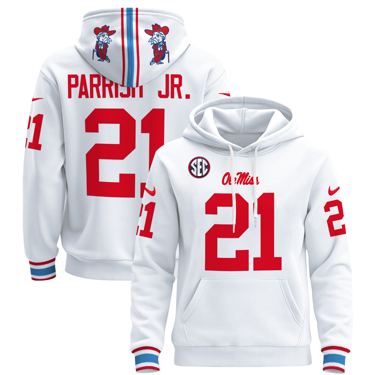 Men's Ole Miss Rebels 2026 Pullover Hoodie - All Stitched