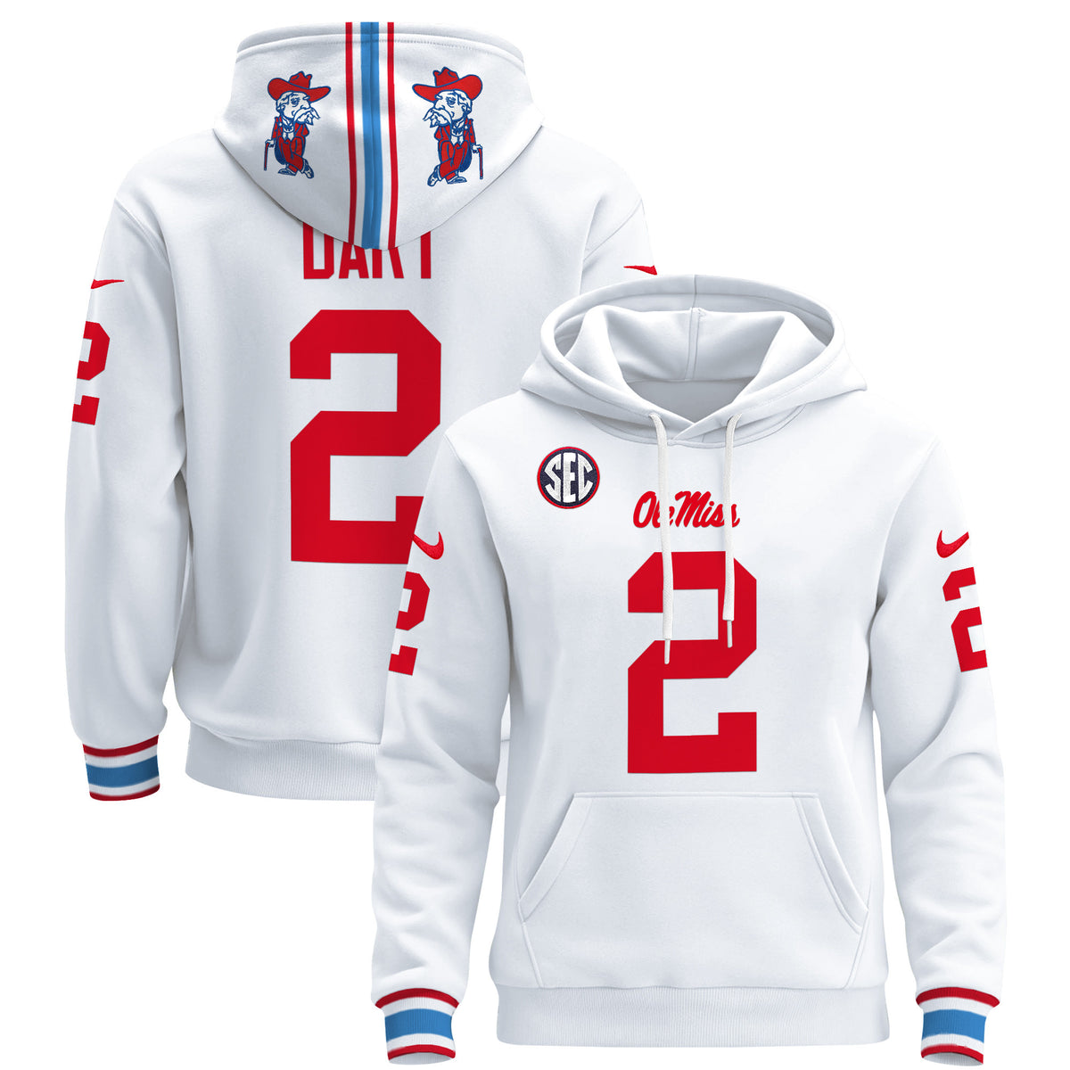 Men's Ole Miss Rebels 2026 Pullover Hoodie - All Stitched