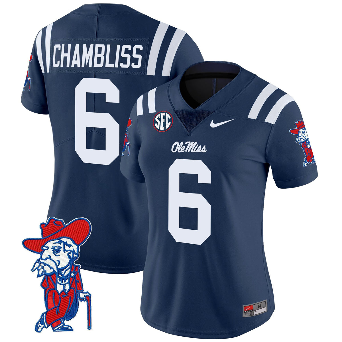Women's Ole Miss Rebels 2026 Vapor Limited Jersey V2 - All Stitched