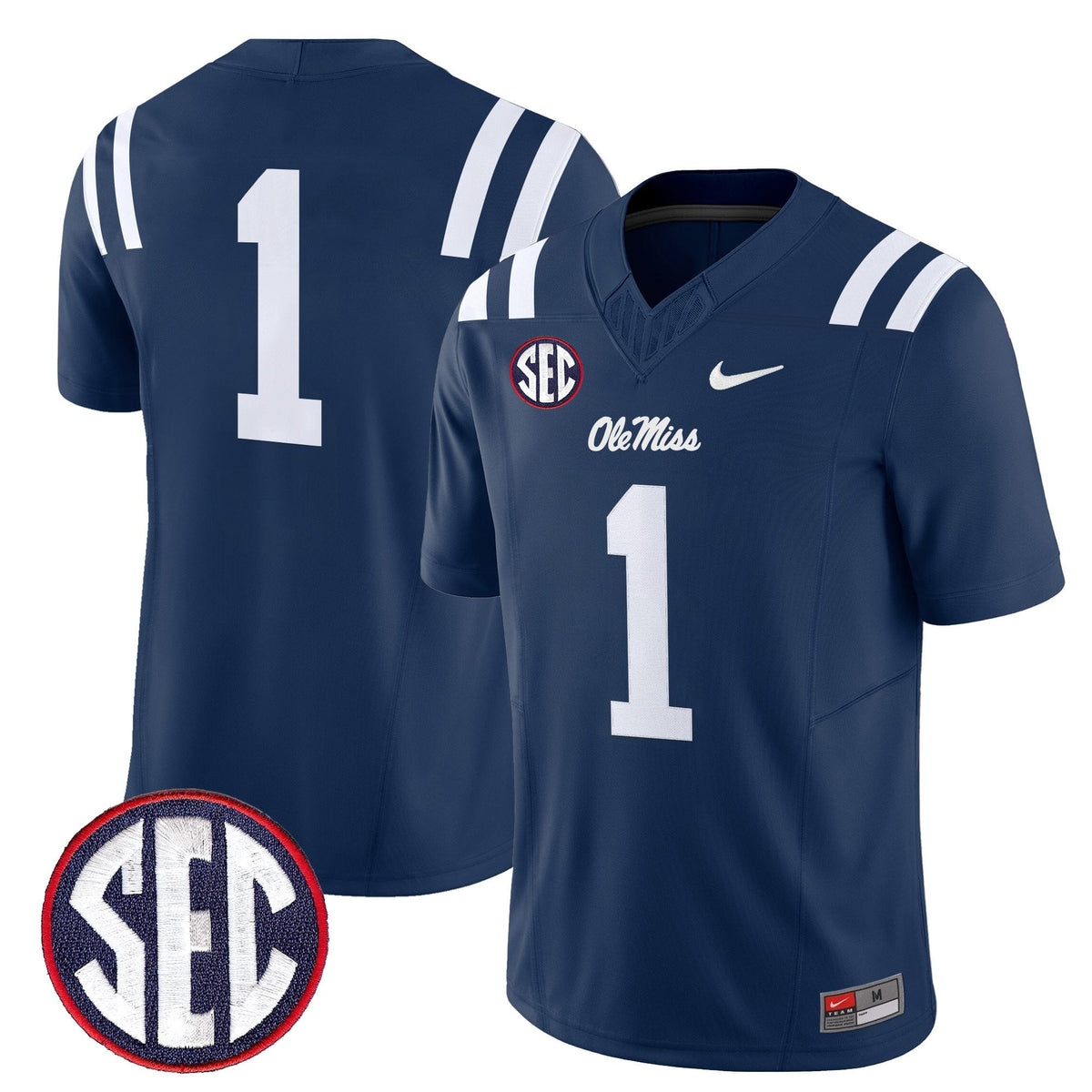 Men's Ole Miss Rebels 2026 Vapor Limited Jersey - All Stitched