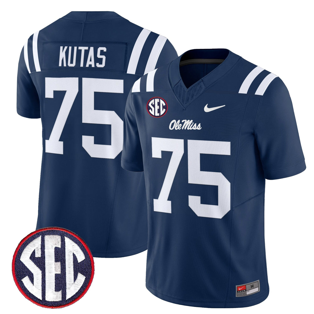 Men's Ole Miss Rebels 2026 Vapor Limited Jersey - All Stitched