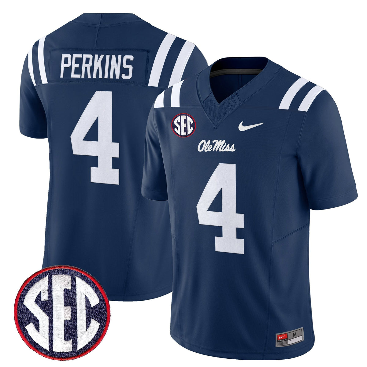 Men's Ole Miss Rebels 2026 Vapor Limited Jersey - All Stitched