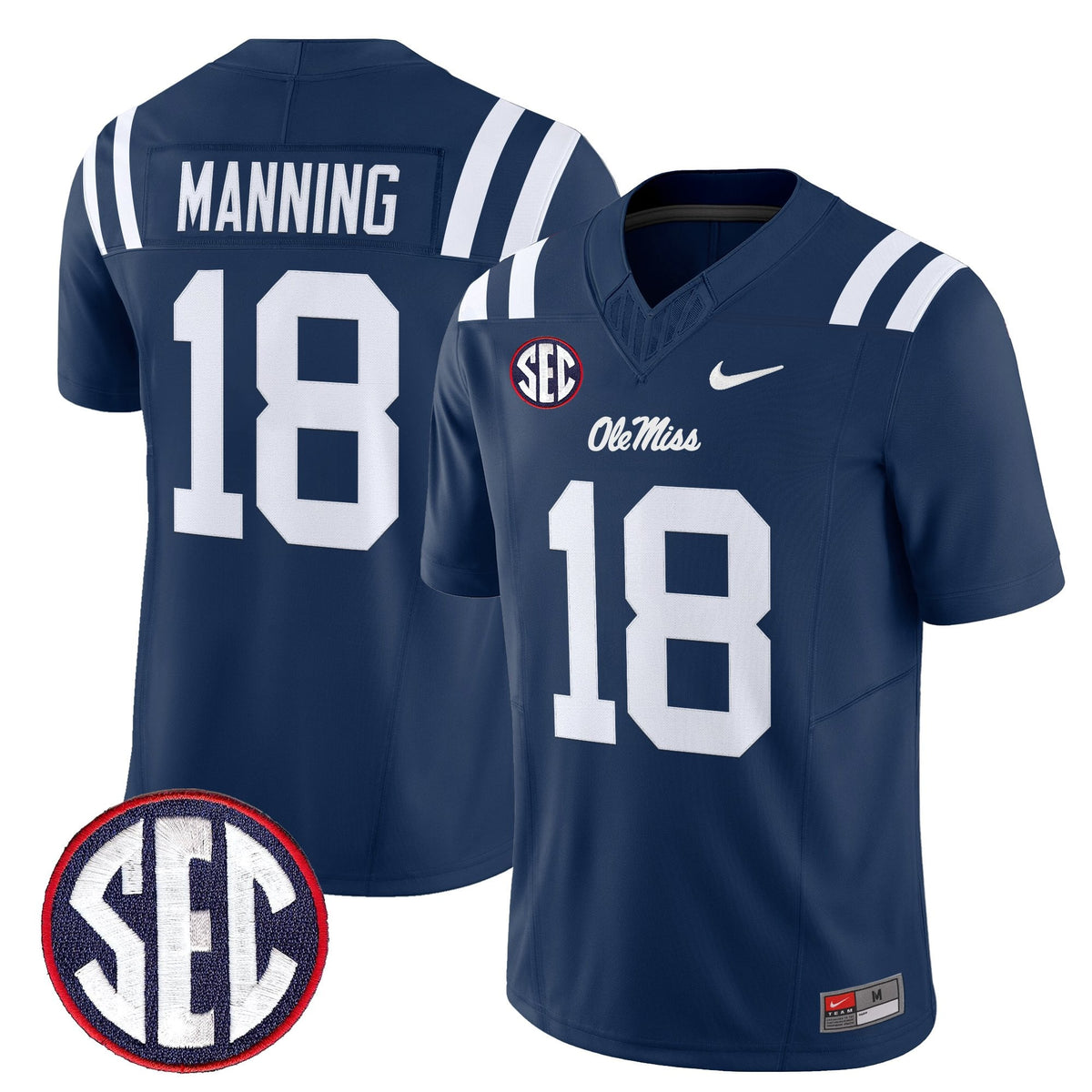 Men's Ole Miss Rebels 2026 Vapor Limited Jersey - All Stitched