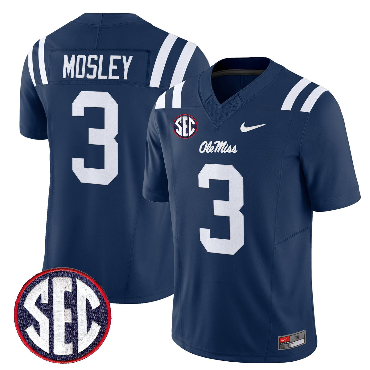 Men's Ole Miss Rebels 2026 Vapor Limited Jersey - All Stitched