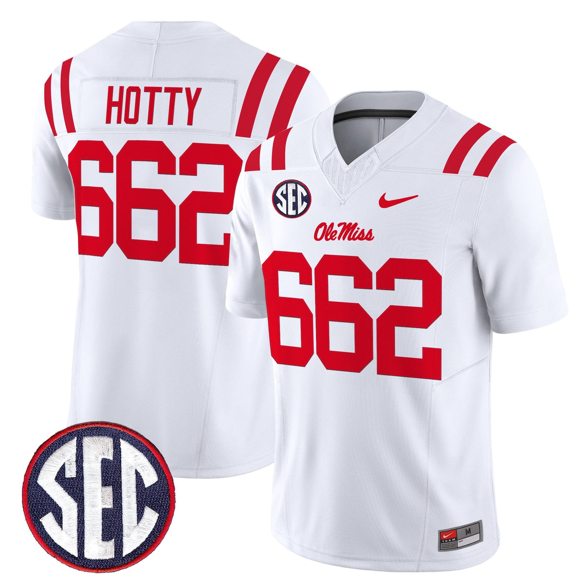 Men's Ole Miss Rebels 2026 Vapor Limited Jersey - All Stitched