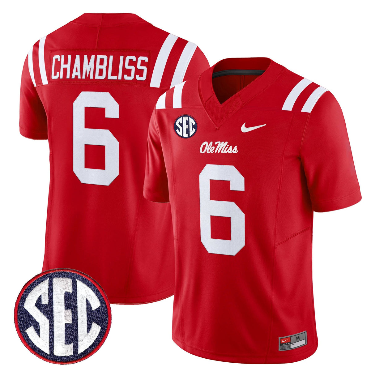 Men's Ole Miss Rebels 2026 Vapor Limited Jersey - All Stitched