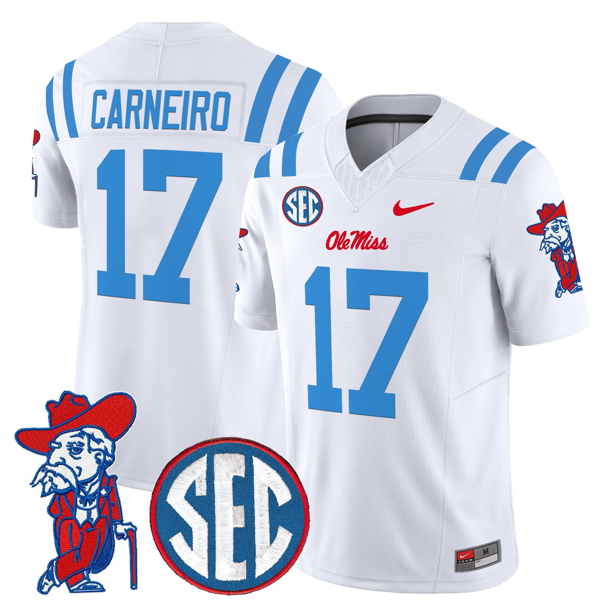 Men's Ole Miss Rebels 2026 Vapor Limited Jersey V2 - All Stitched