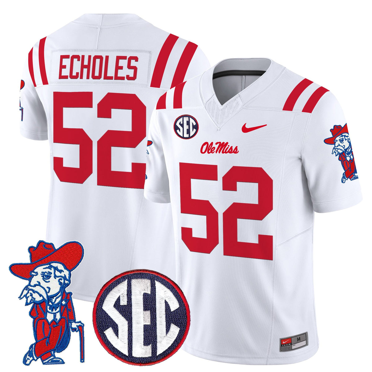 Men's Ole Miss Rebels 2026 Vapor Limited Jersey V2 - All Stitched
