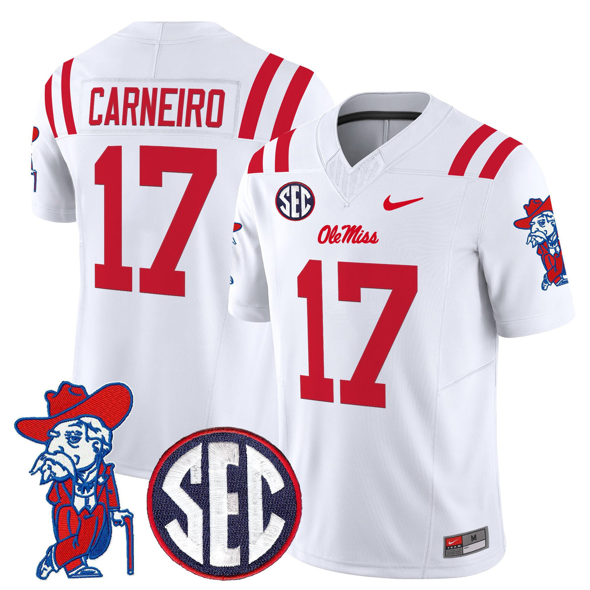 Men's Ole Miss Rebels 2026 Vapor Limited Jersey V2 - All Stitched