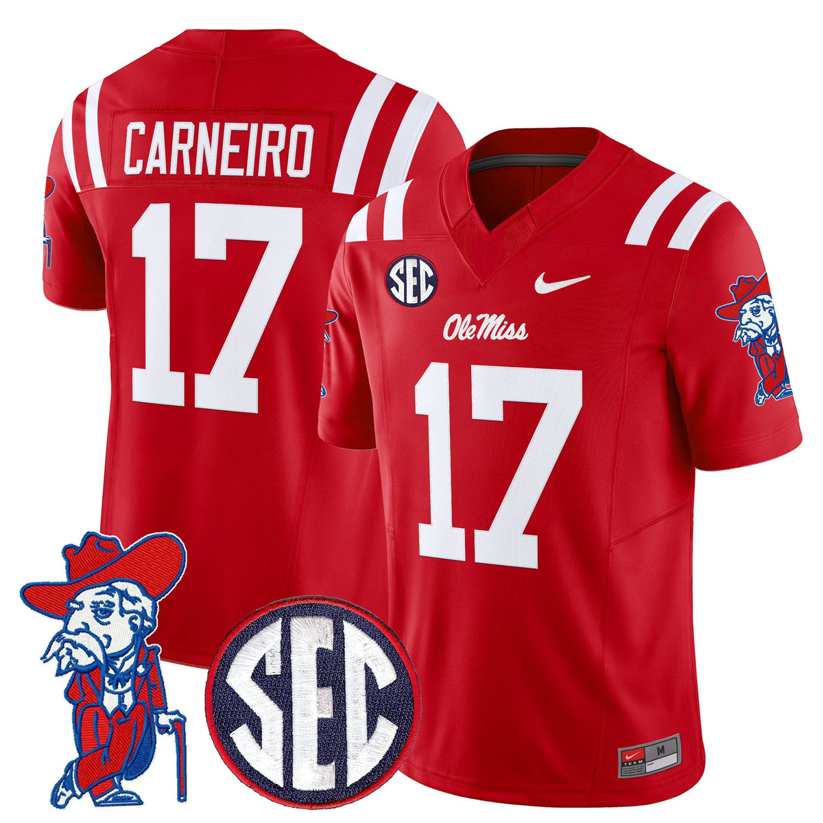 Men's Ole Miss Rebels 2026 Vapor Limited Jersey V2 - All Stitched