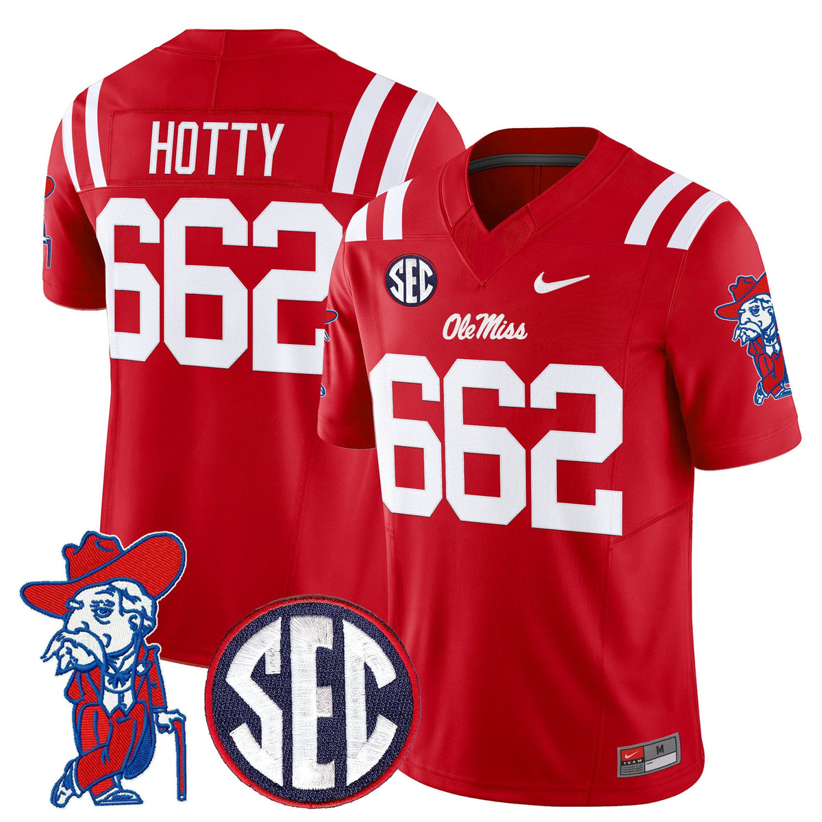 Men's Ole Miss Rebels 2026 Vapor Limited Jersey V2 - All Stitched
