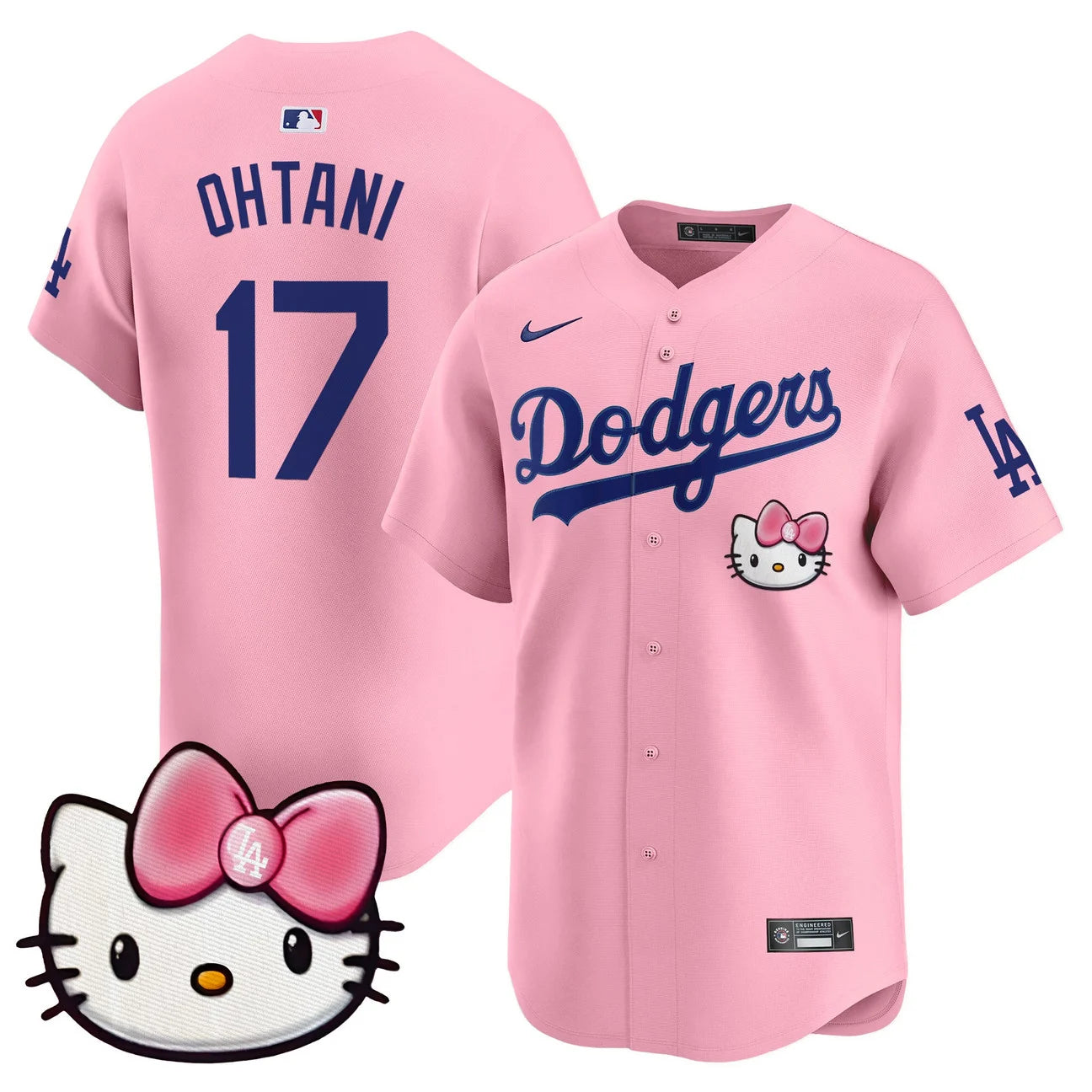 Unisex Dodgers Hello Kitty Vapor Premier Limited Jersey – All Stitched