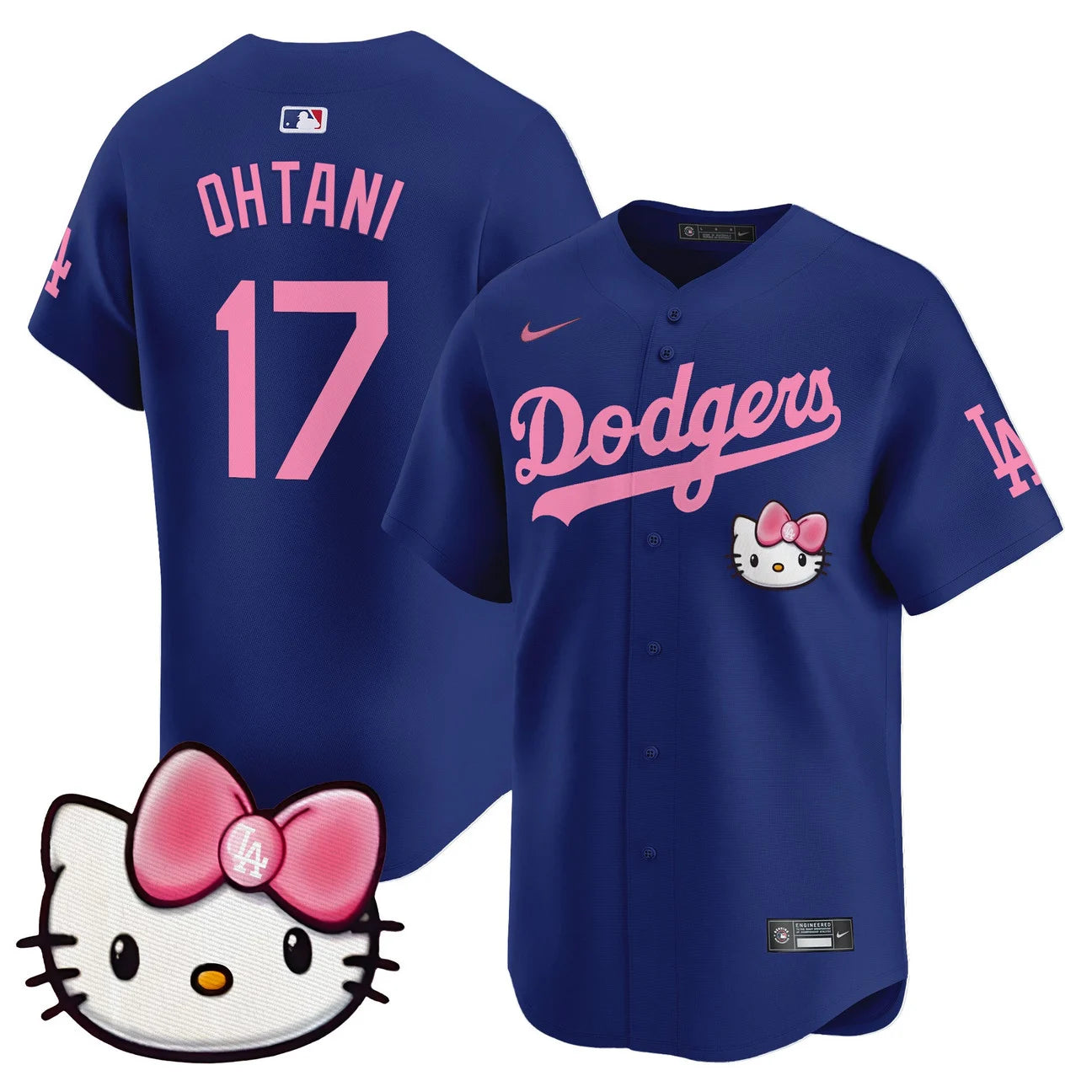 Unisex Dodgers Hello Kitty Vapor Premier Limited Jersey – All Stitched