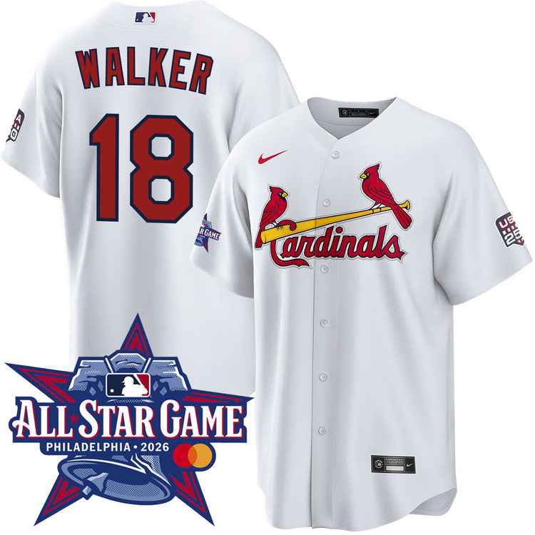 Men‘s Cardinals 2026 All-Star White Stadium Jersey - All Stitched