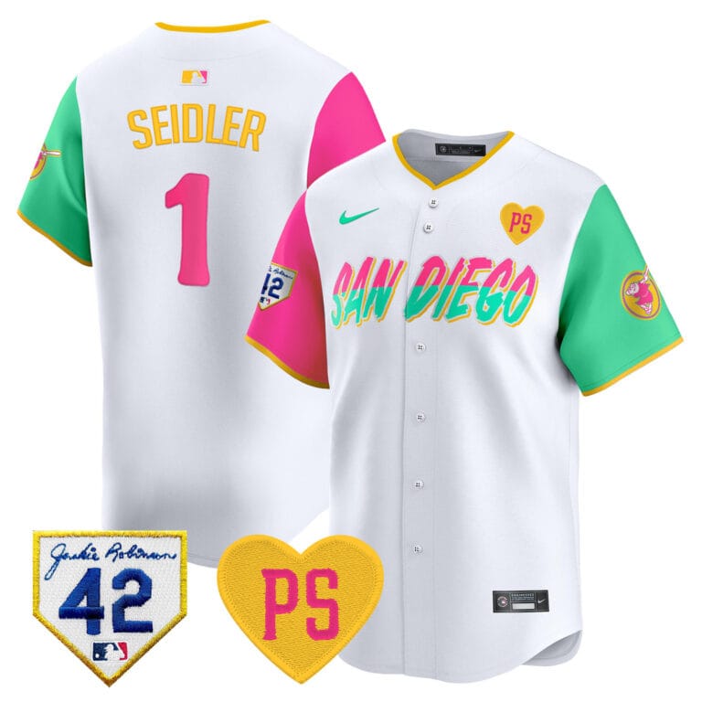 San Diego Padres 2024 "For Peter" & Robinson Patch Jersey