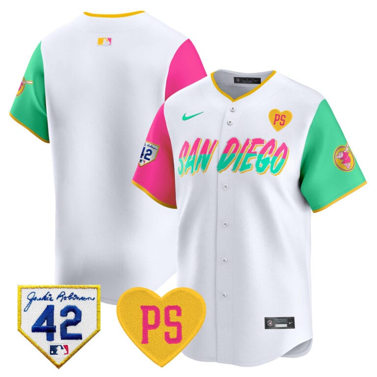 Men's Padres 2024 "For Peter" & Robinson Patch Limited Jersey 