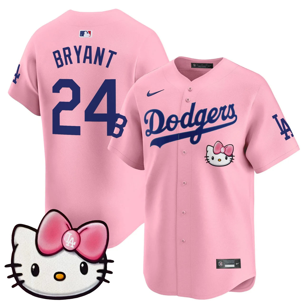 Unisex Dodgers Hello Kitty Vapor Premier Limited Jersey – All Stitched