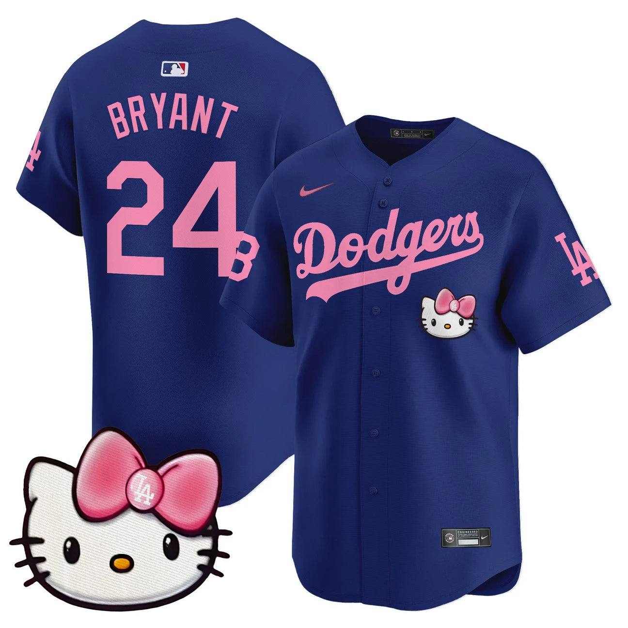 Unisex Dodgers Hello Kitty Vapor Premier Limited Jersey – All Stitched