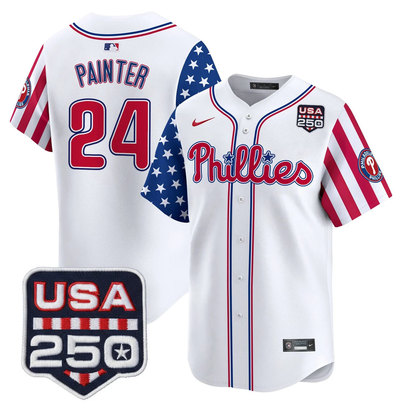 Men's Philadelphia Phillies America250 Edition Vapor Premier Limited Jersey - All Stitched