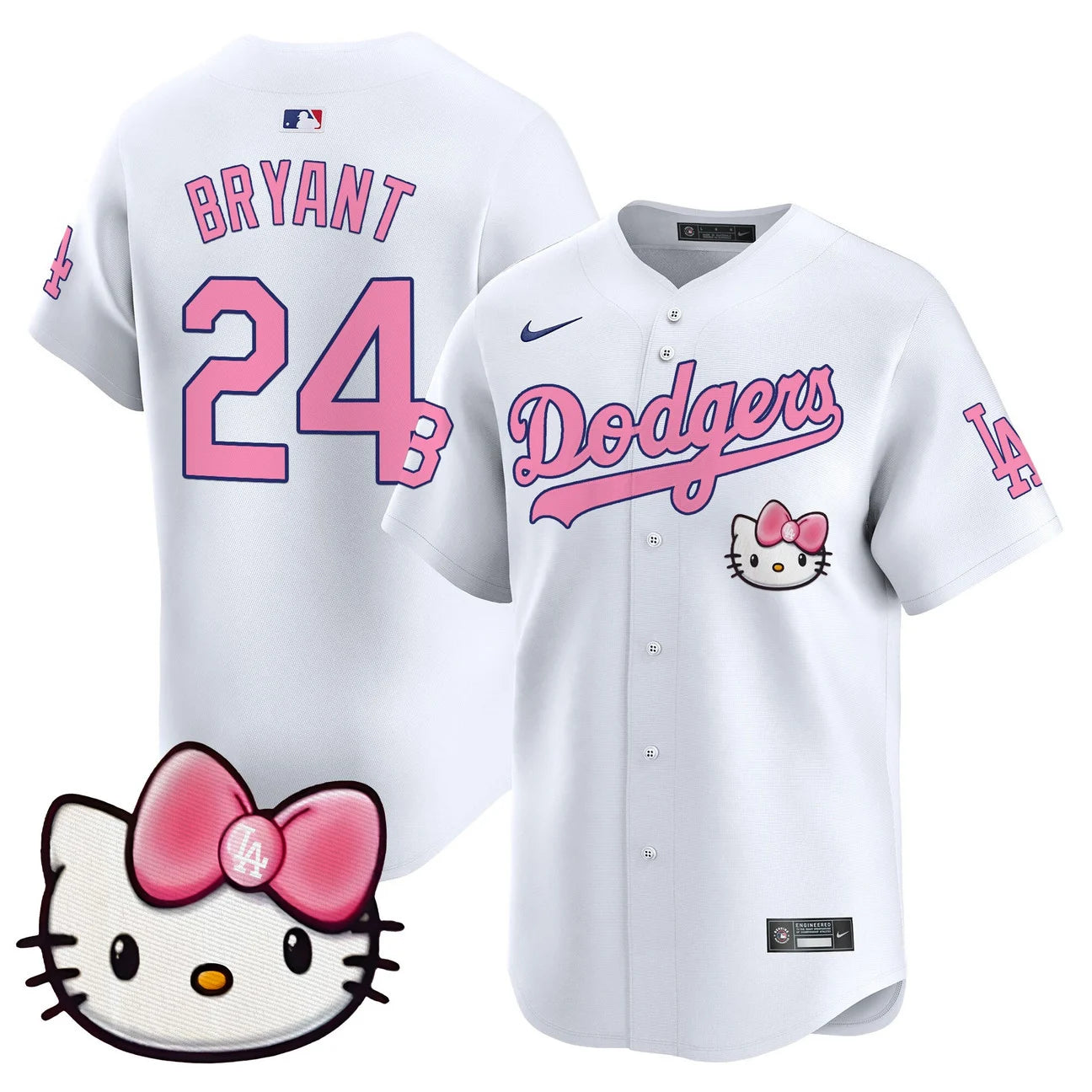 Unisex Dodgers Hello Kitty Vapor Premier Limited Jersey – All Stitched