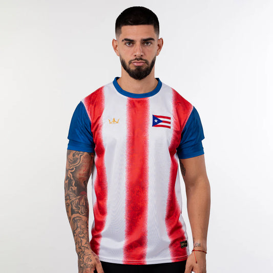 Puerto Rico Heritage Custom Football Jersey