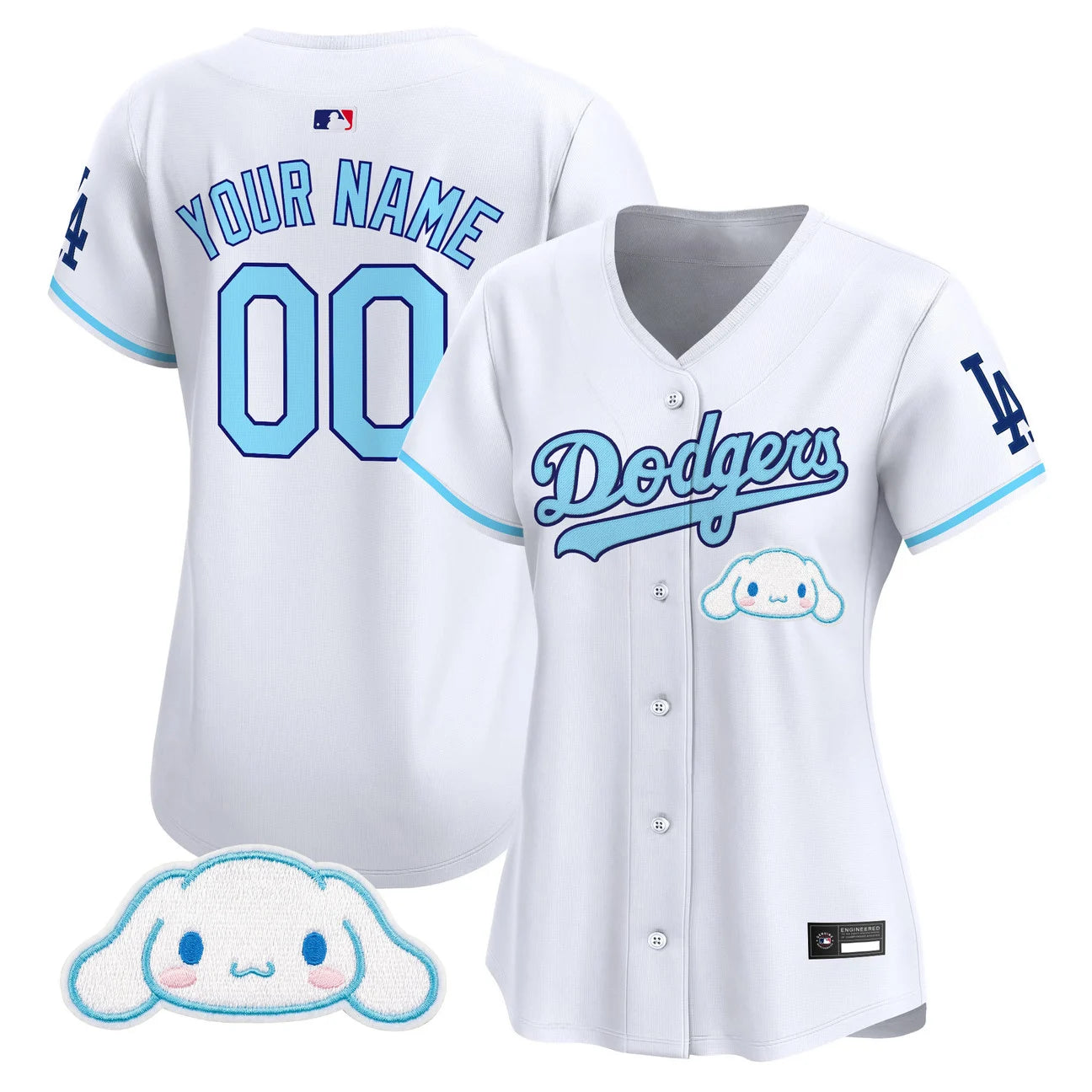 Los Angeles Dodgers x Sanrio Friends Vapor Premier Limited Custom Jersey - All Stitched
