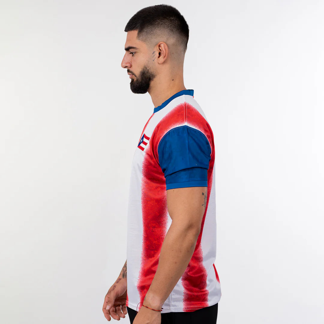 Camiseta de fútbol personalizada de la herencia de Puerto Rico