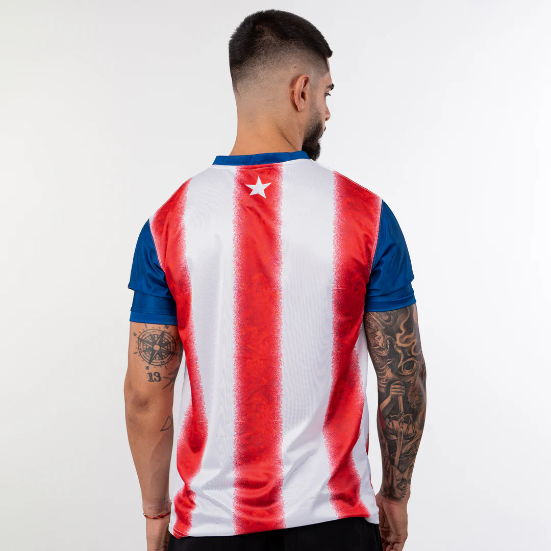 Camiseta de fútbol personalizada de la herencia de Puerto Rico