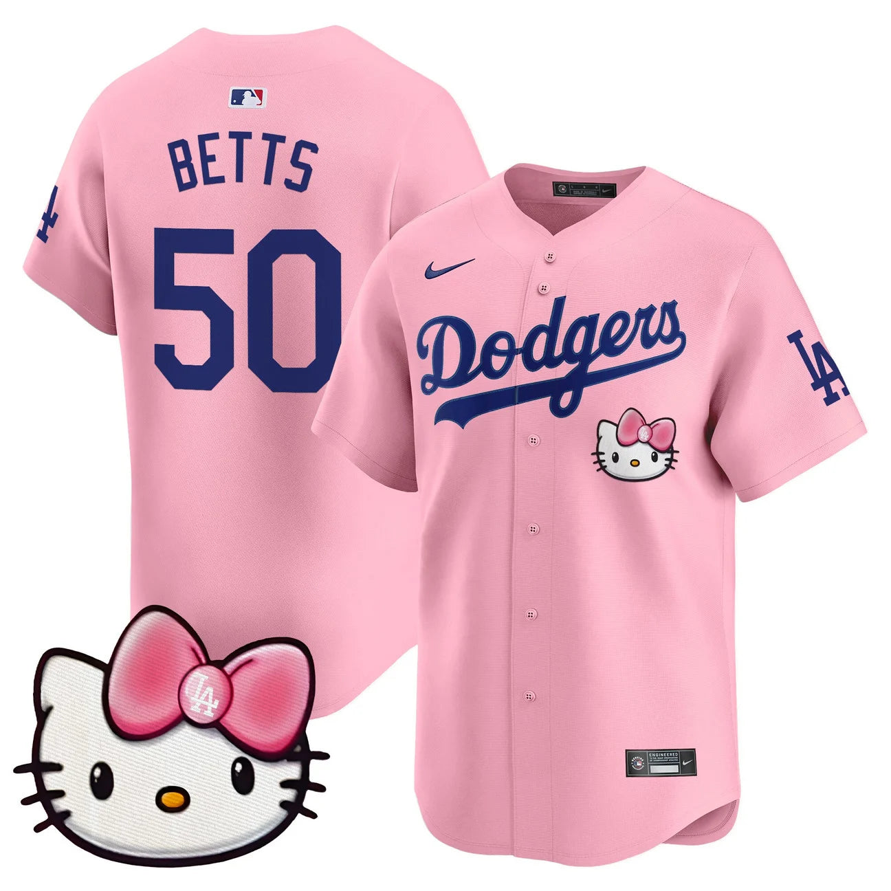 Unisex Dodgers Hello Kitty Vapor Premier Limited Jersey – All Stitched