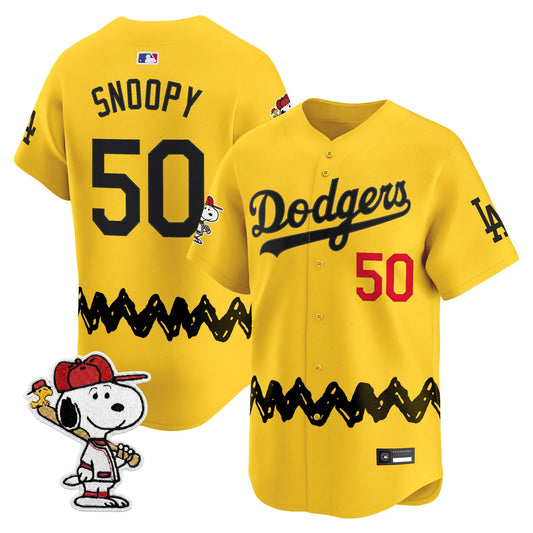 Camiseta Limited para hombre Los Angeles Dodgers x Peanuts Vapor Premier - Cosida