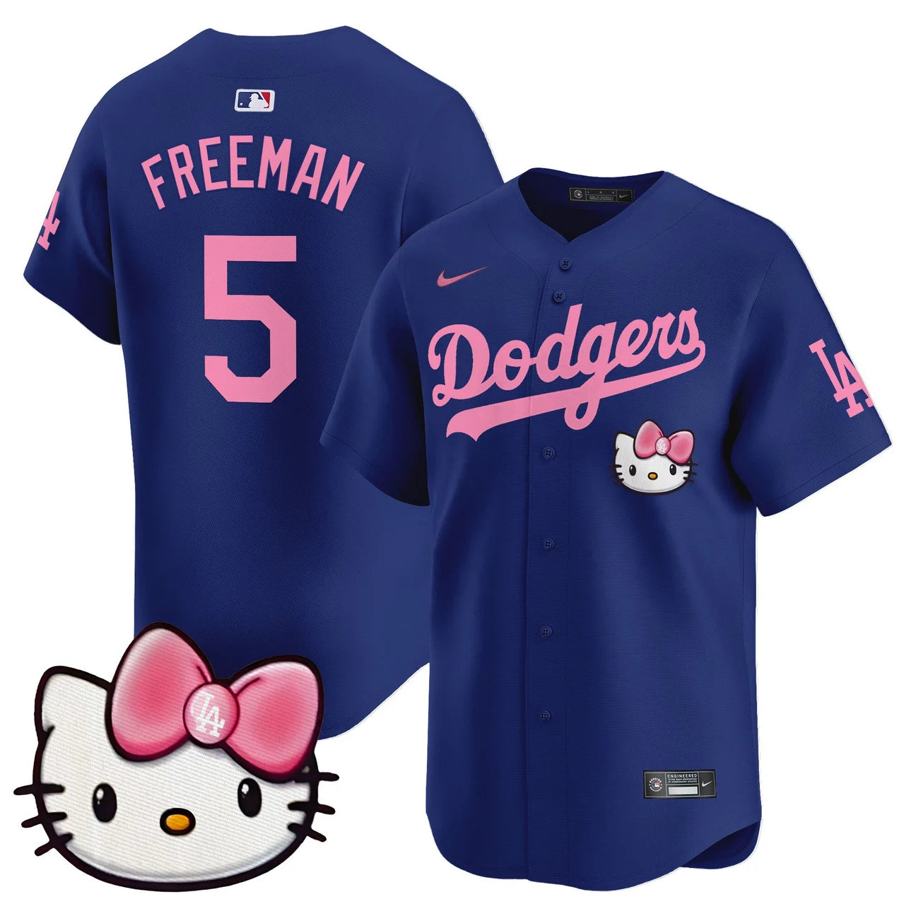 Unisex Dodgers Hello Kitty Vapor Premier Limited Jersey – All Stitched