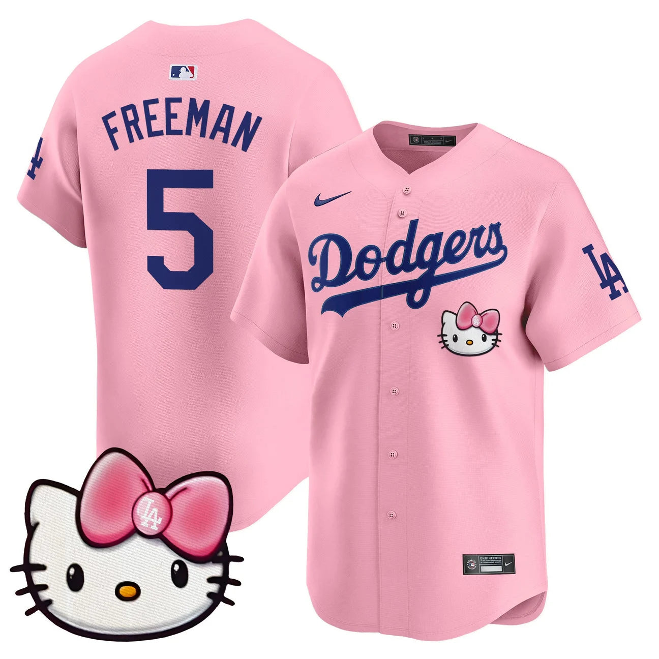 Unisex Dodgers Hello Kitty Vapor Premier Limited Jersey – All Stitched