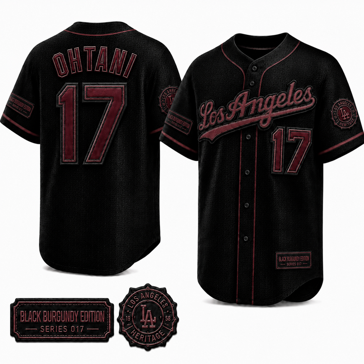 Ohtani Signature Black Series Premium Jersey – All Stitched