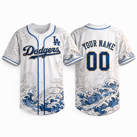 Los Angeles Wave Heritage Custom Jersey –  All Stitched