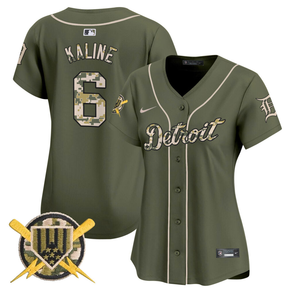Detroit Tigers Armed Forces Day Vapor Premier Limited Jersey – Todo Cosido