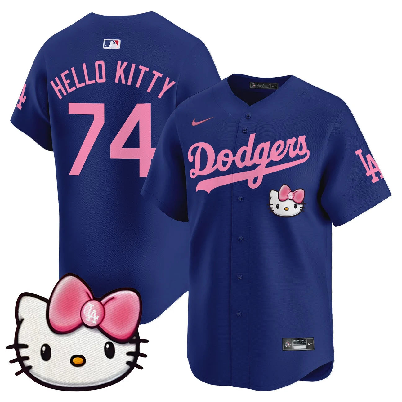 Unisex Dodgers Hello Kitty Vapor Premier Limited Jersey – All Stitched