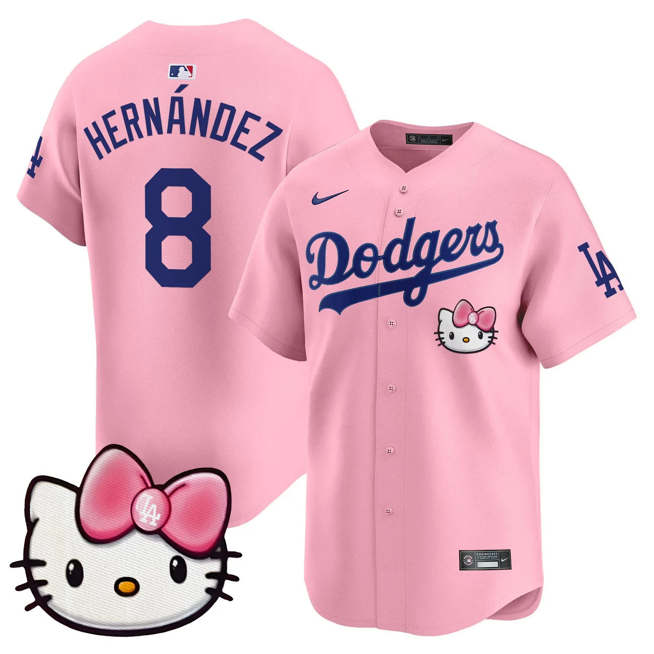 Unisex Dodgers Hello Kitty Vapor Premier Limited Jersey – All Stitched