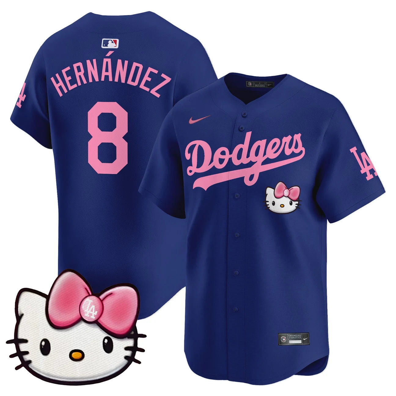 Unisex Dodgers Hello Kitty Vapor Premier Limited Jersey – All Stitched
