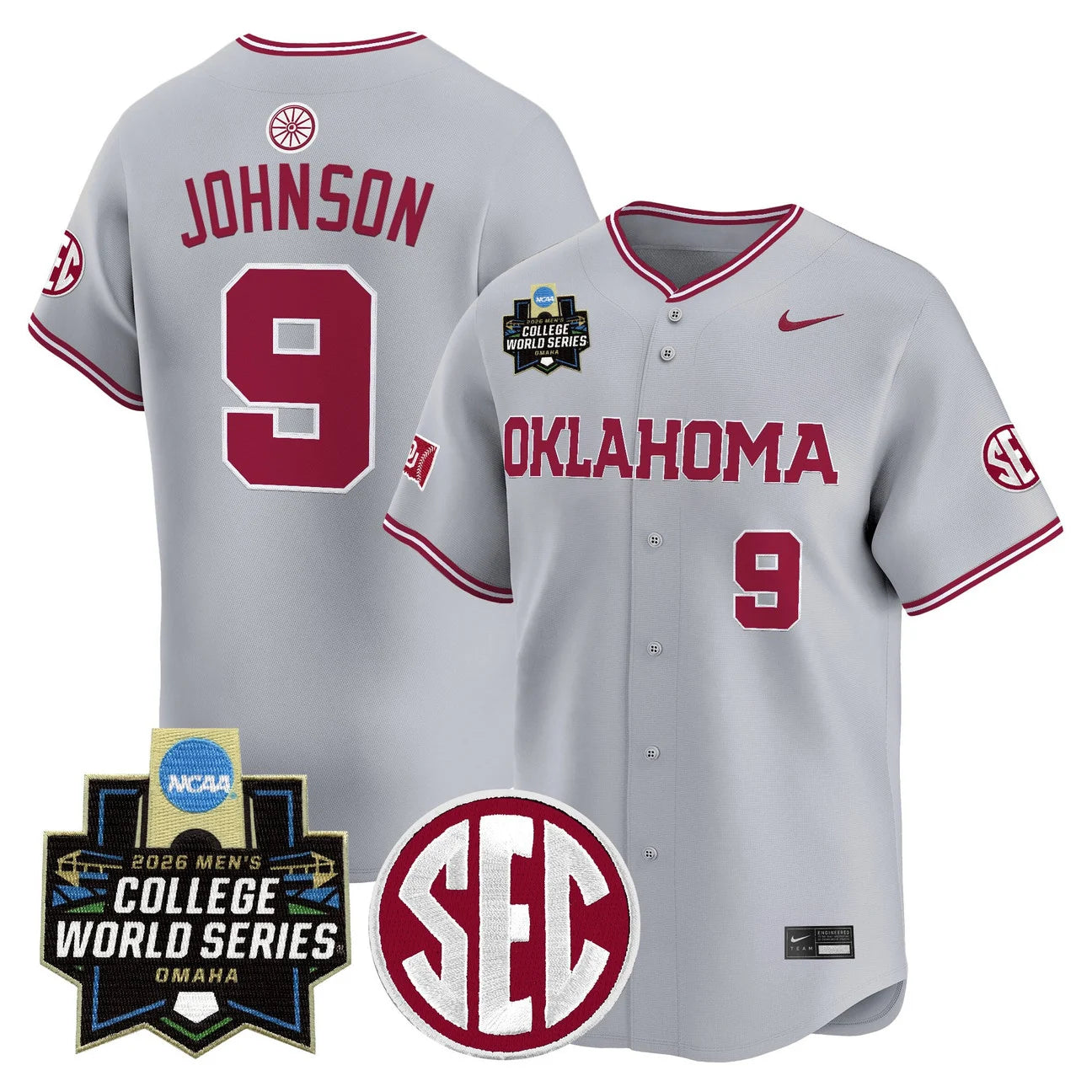 Men's Oklahoma Sooners 2026 World Series Vapor Premier Limited Jersey - All Stitched