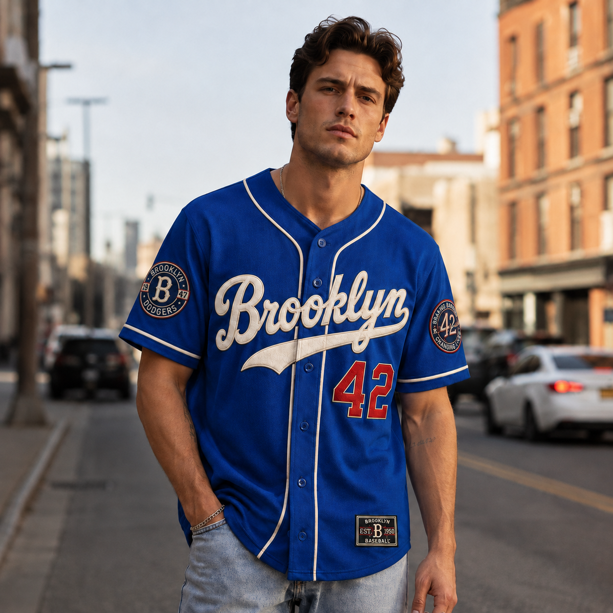 42 Jackie Robinson Legacy Heritage Baseball Jersey - All Stitched