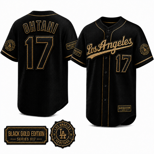 Ohtani Signature Black Series Premium Jersey – All Stitched