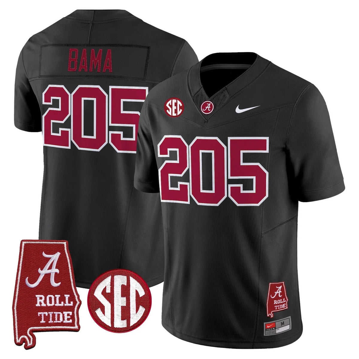 Men's Alabama Crimson Tide 2026 Vapor Limited Jersey - Alabama Map - All Stitched