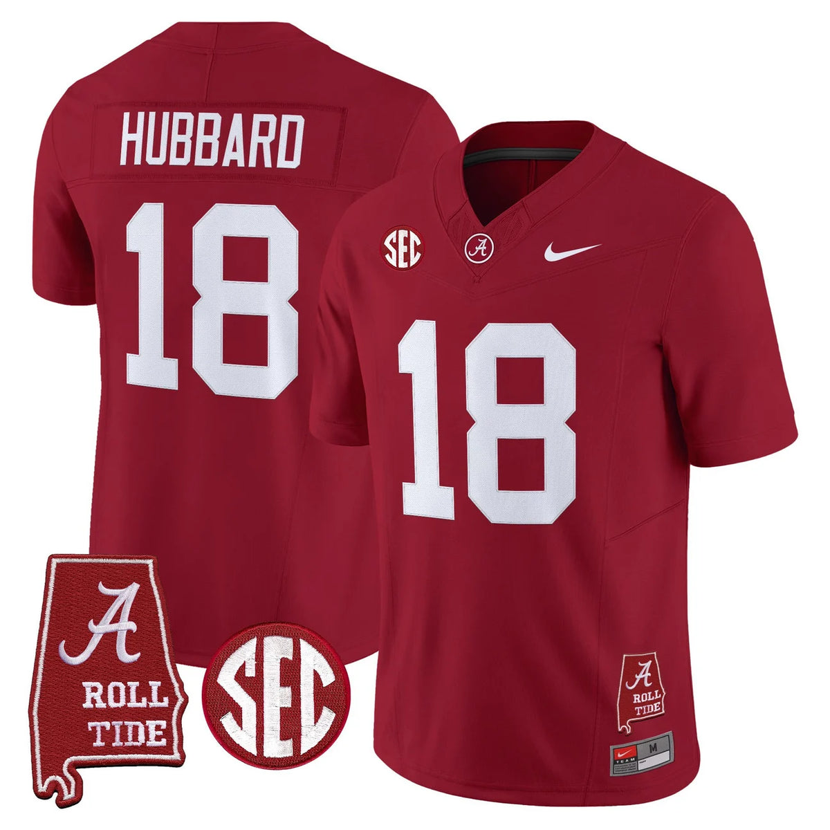 Men's Alabama Crimson Tide 2026 Vapor Limited Jersey - Alabama Map - All Stitched